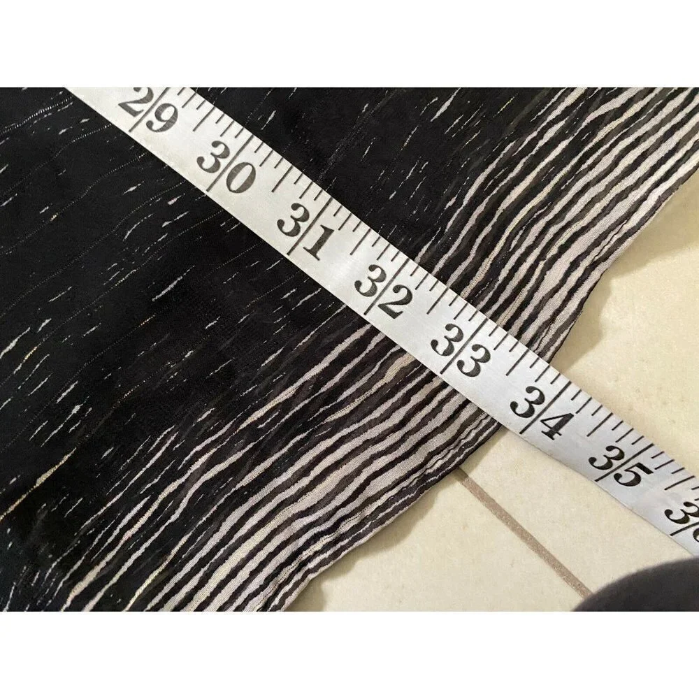 Fab'rik Striped Mock Neck Tunic Top Swing Dress - Picture 6 of 6